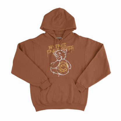 No Fake Smile Bear Hoodie