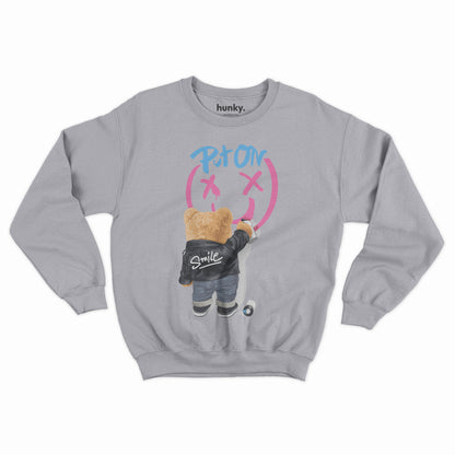 Put On A Smile Bear Sweatshirt