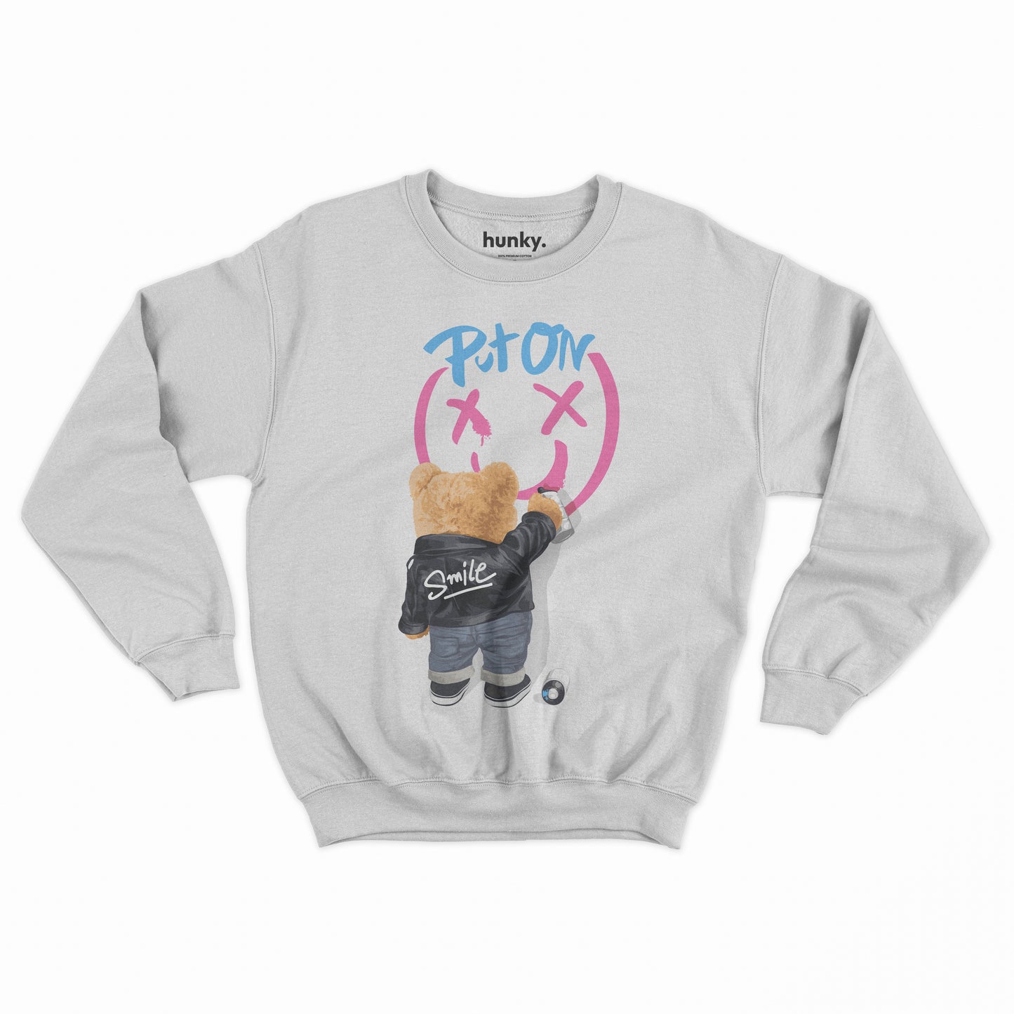 Put On A Smile Bear Sweatshirt