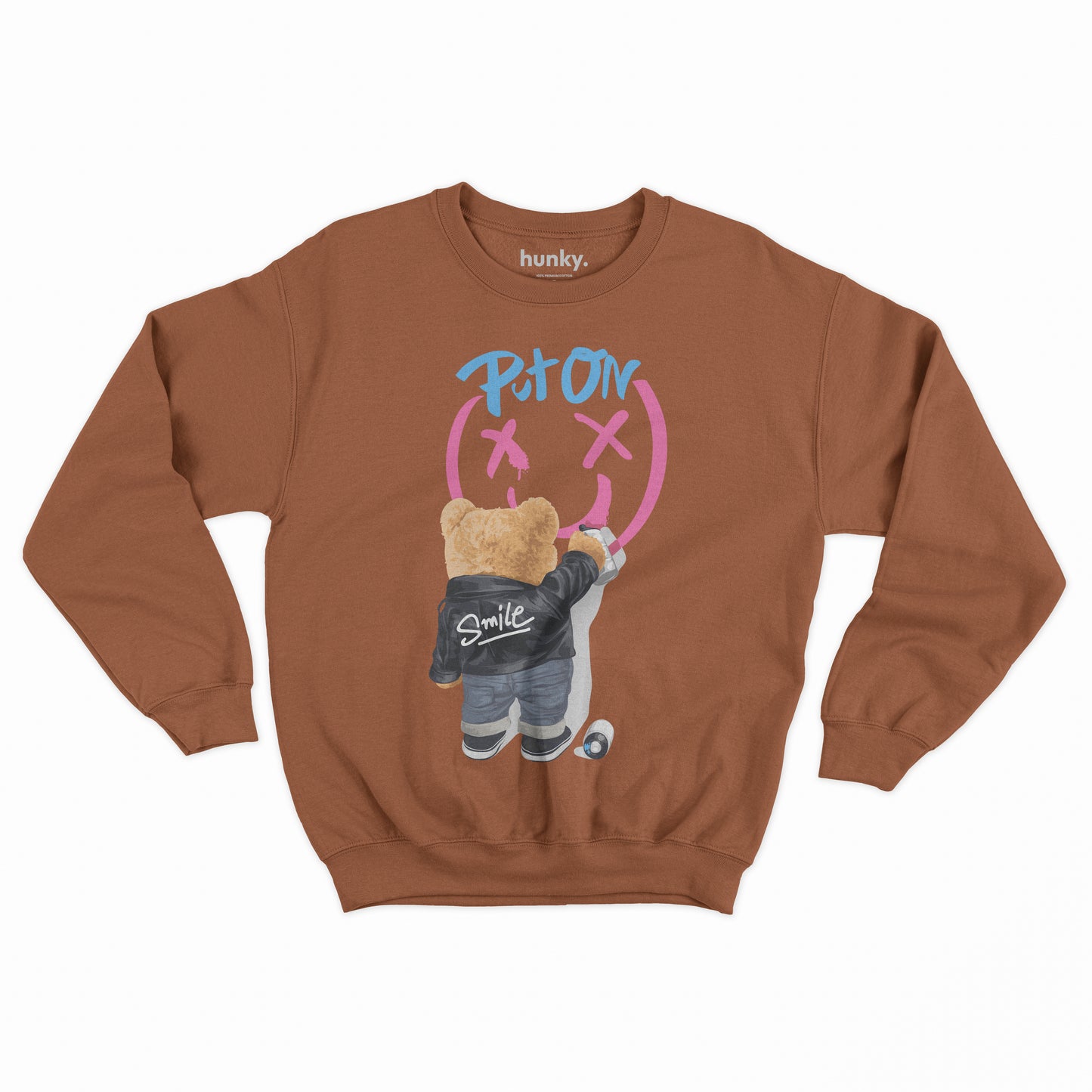 Put On A Smile Bear Sweatshirt