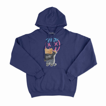 Put On A Smile Bear Hoodie