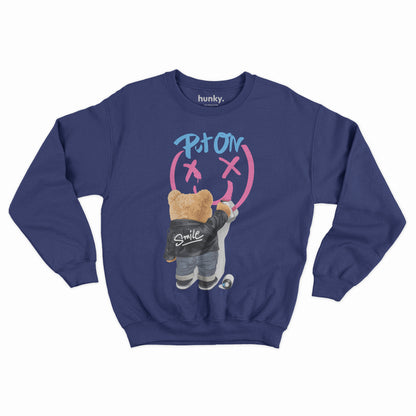 Put On A Smile Bear Sweatshirt