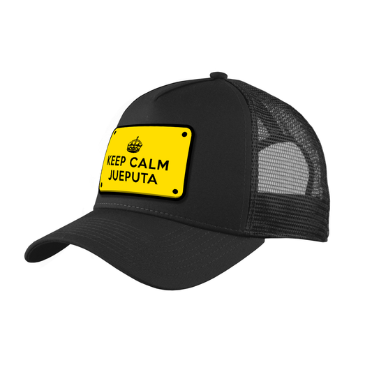 Trucker Hat with Keep Calm Design