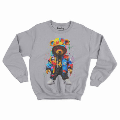 Cool Hooded Bear Sweatshirt