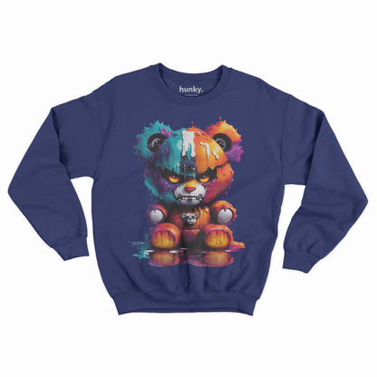 Angry Teddy Bear Sweatshirt