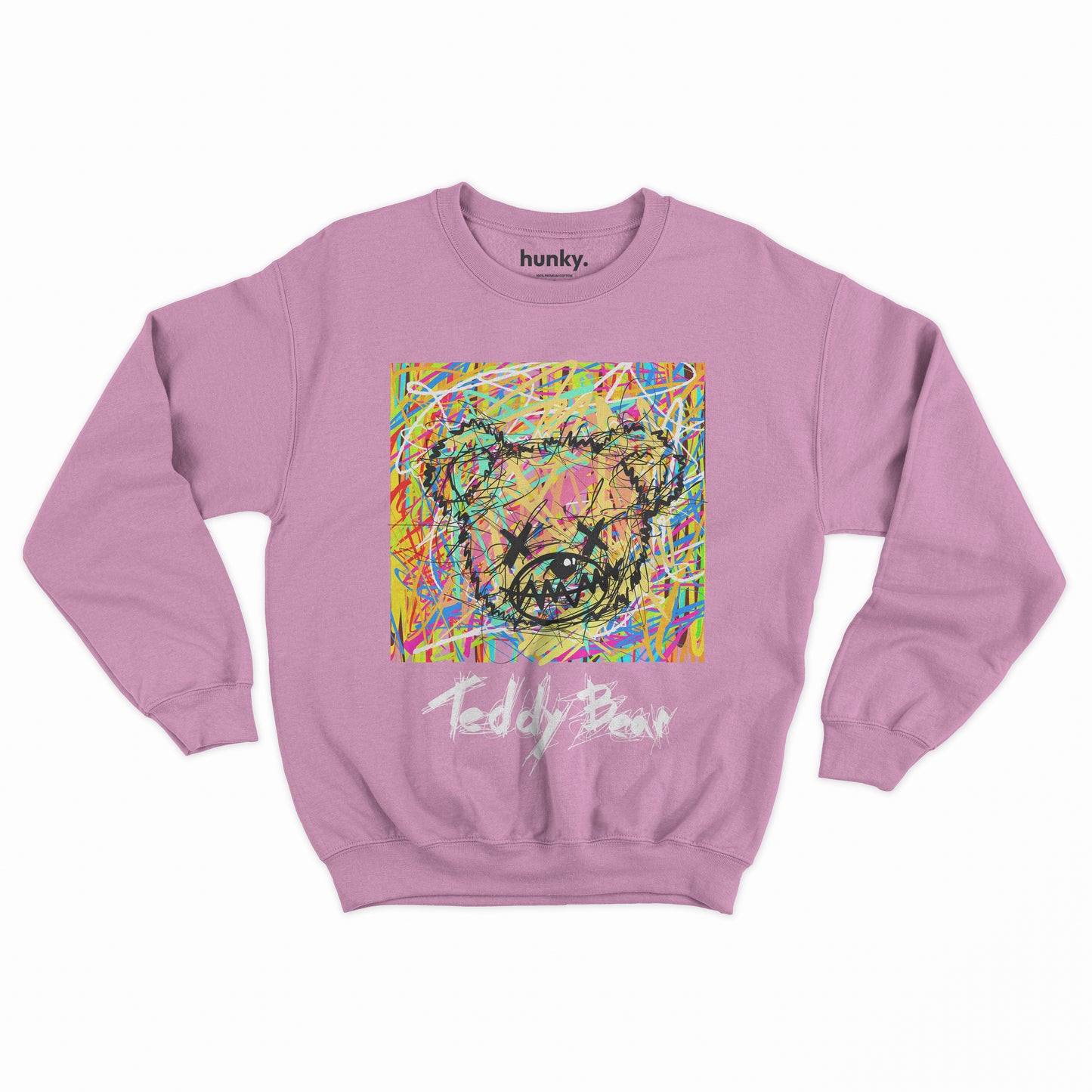 Crayons Teddy Bear Sweatshirt