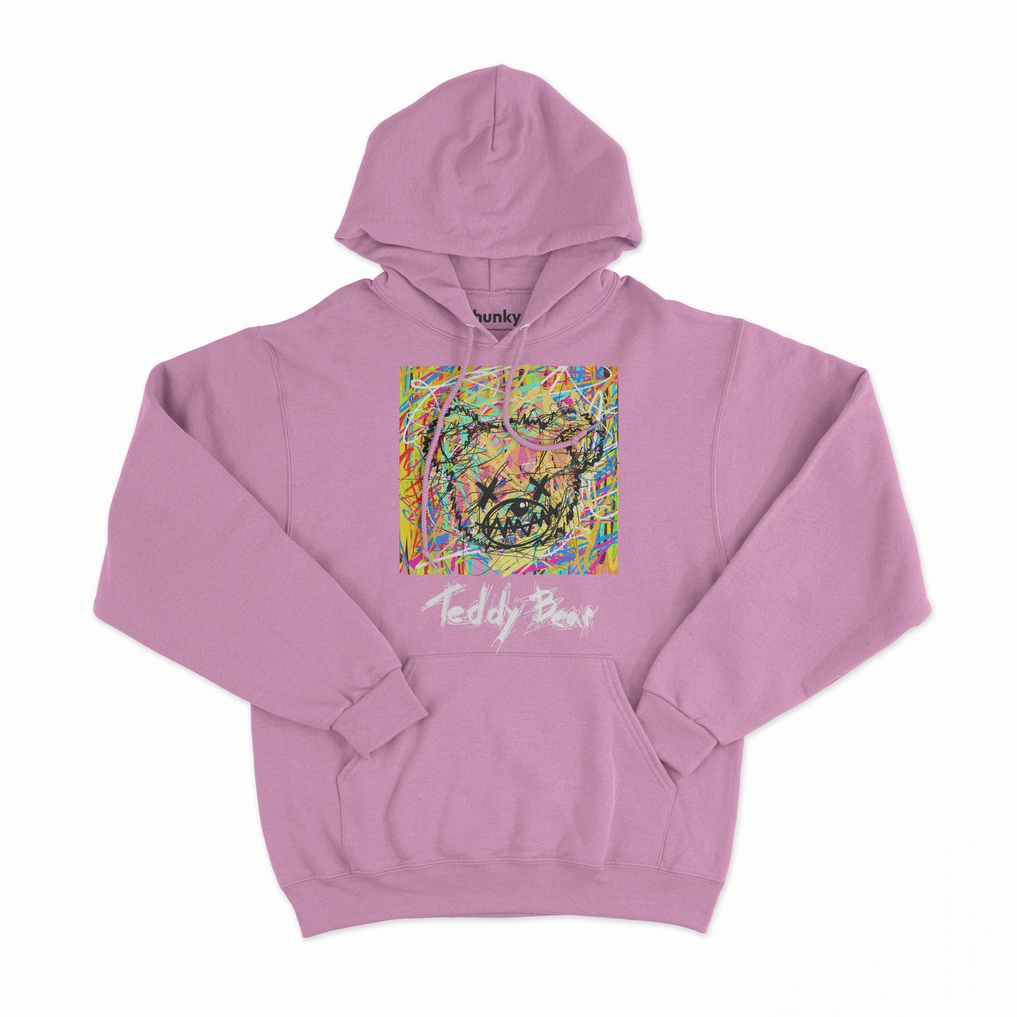 Crayons Teddy Bear Hoodie