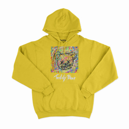 Crayons Teddy Bear Hoodie