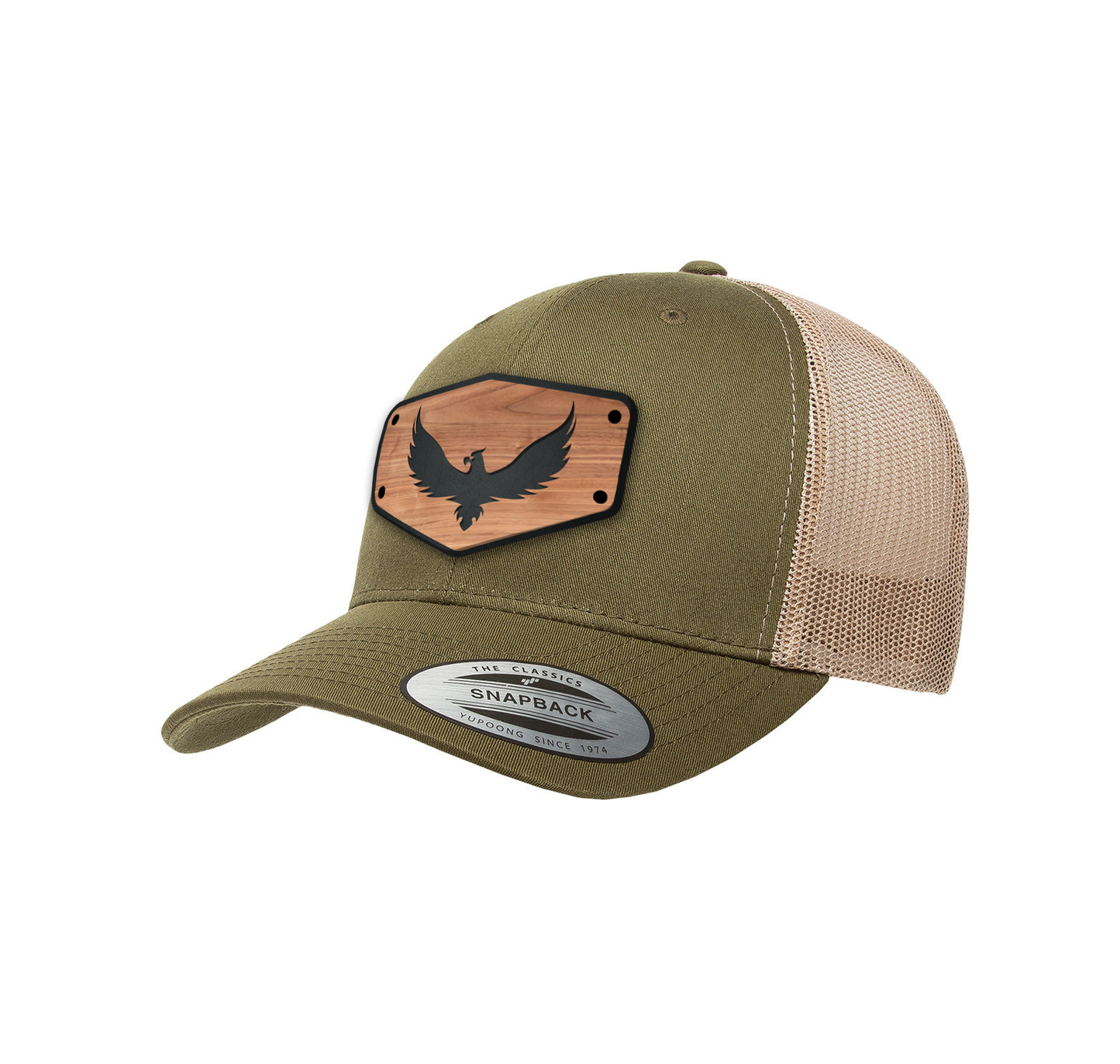 Trucker Hat with Eagle Design