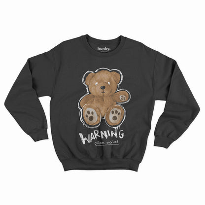 Warning Bear Sweatshirt