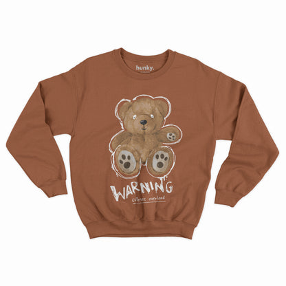 Warning Bear Sweatshirt