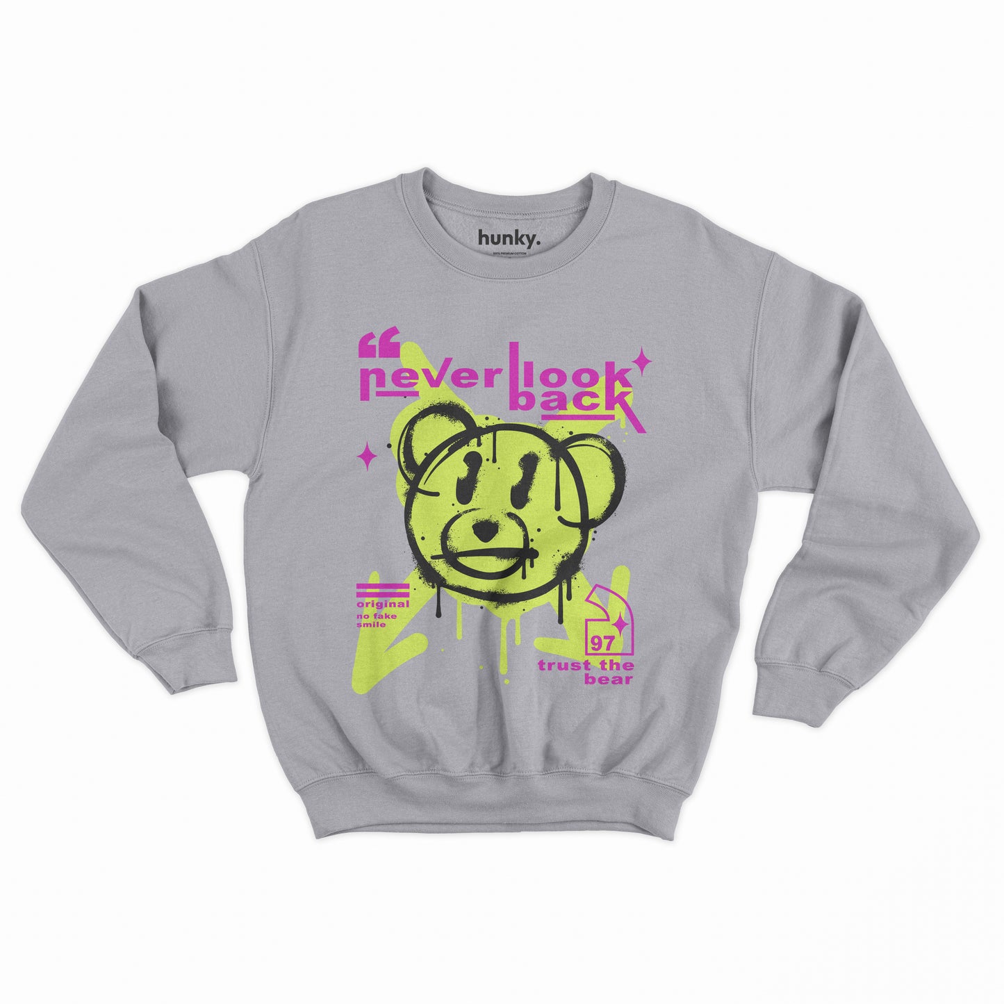 Never Look Back Bear Sweatshirt