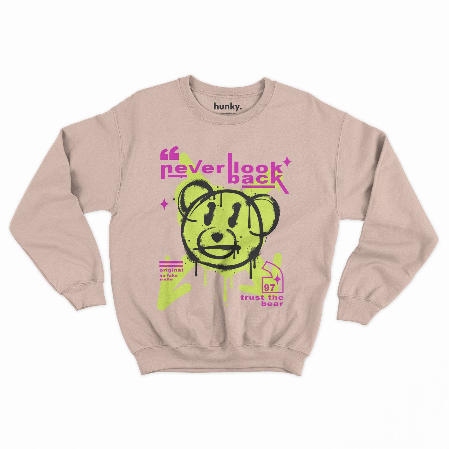 Never Look Back Bear Sweatshirt