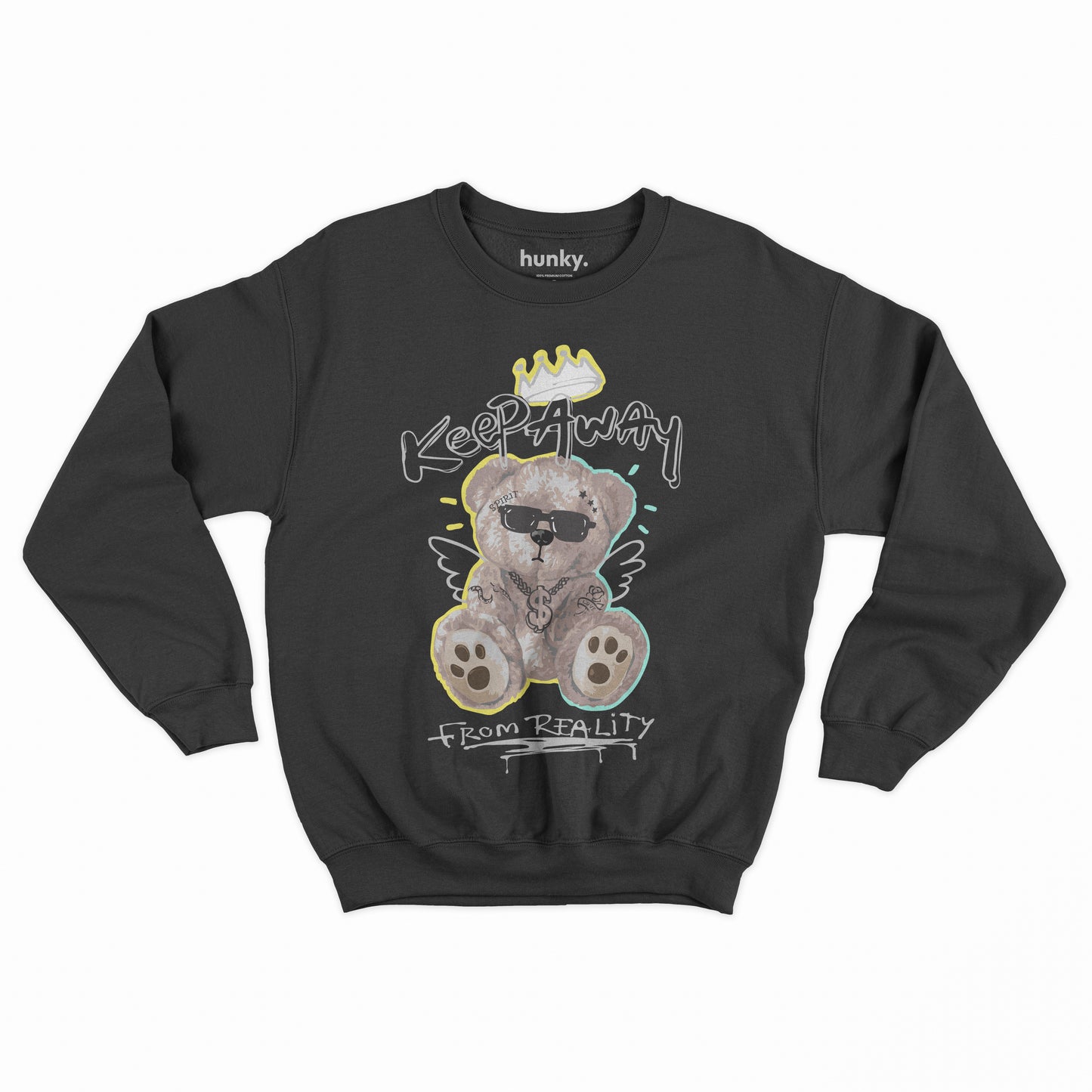 Sunglasses Bear Sweatshirt