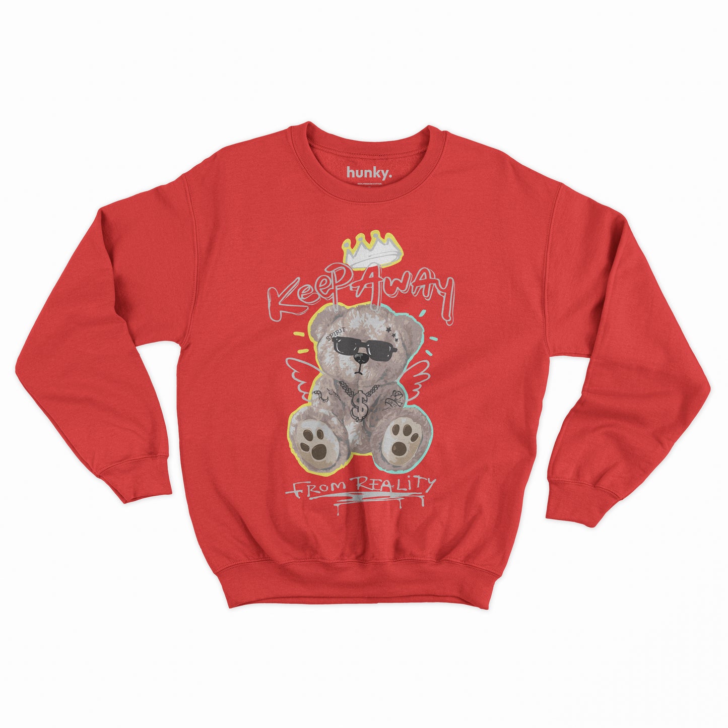 Sunglasses Bear Sweatshirt