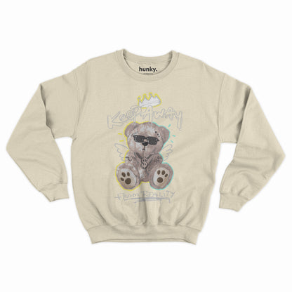 Sunglasses Bear Sweatshirt