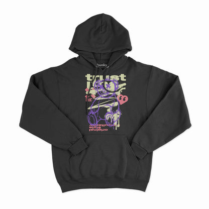 Purple Bear Hoodie