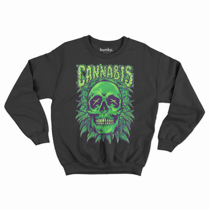 Green Skull Sweatshirt