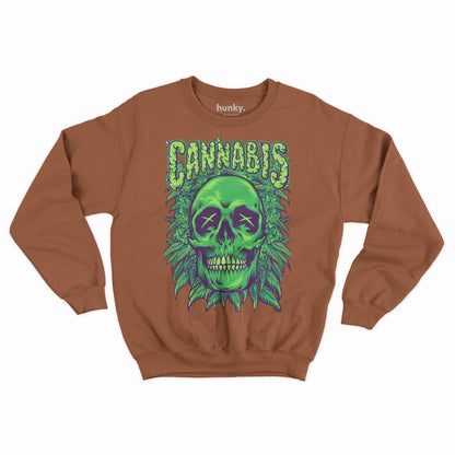 Green Skull Sweatshirt