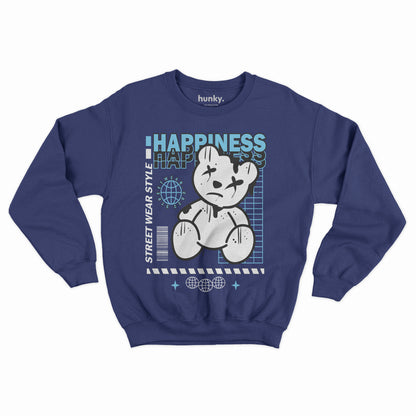 hapiness bear sweatshirt