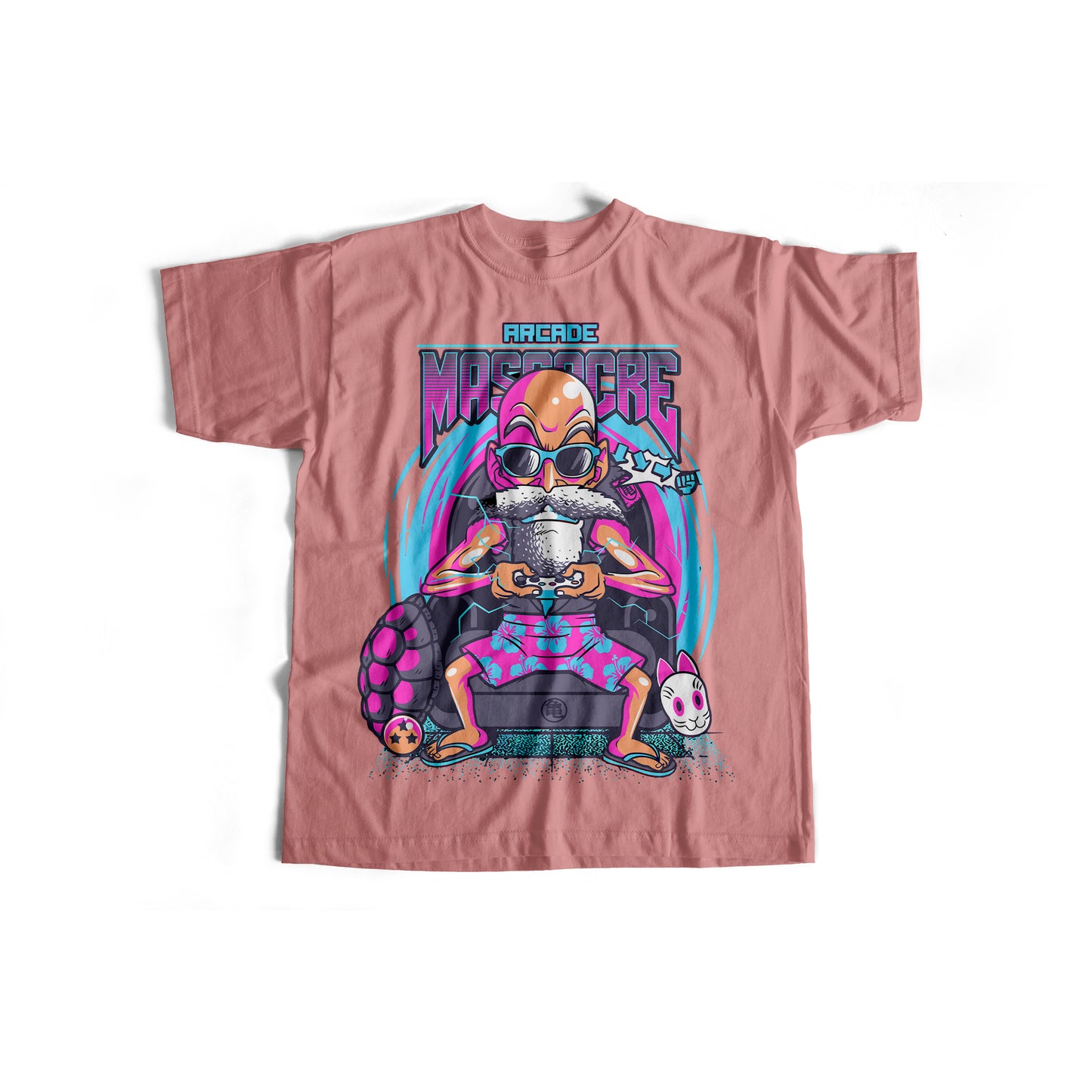 Dragon Ball, Roshi, Arcade Massacre T-Shirt