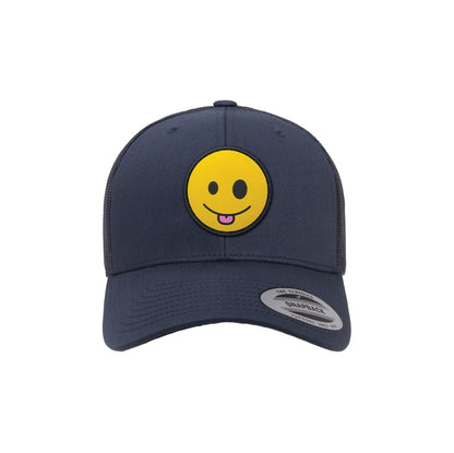 Happy Face PVC Patch Hat